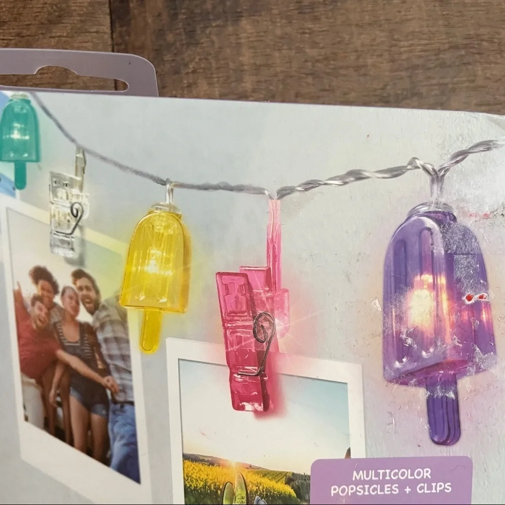 2 NWT sets of popsicle LED string lights indoor outdoor
